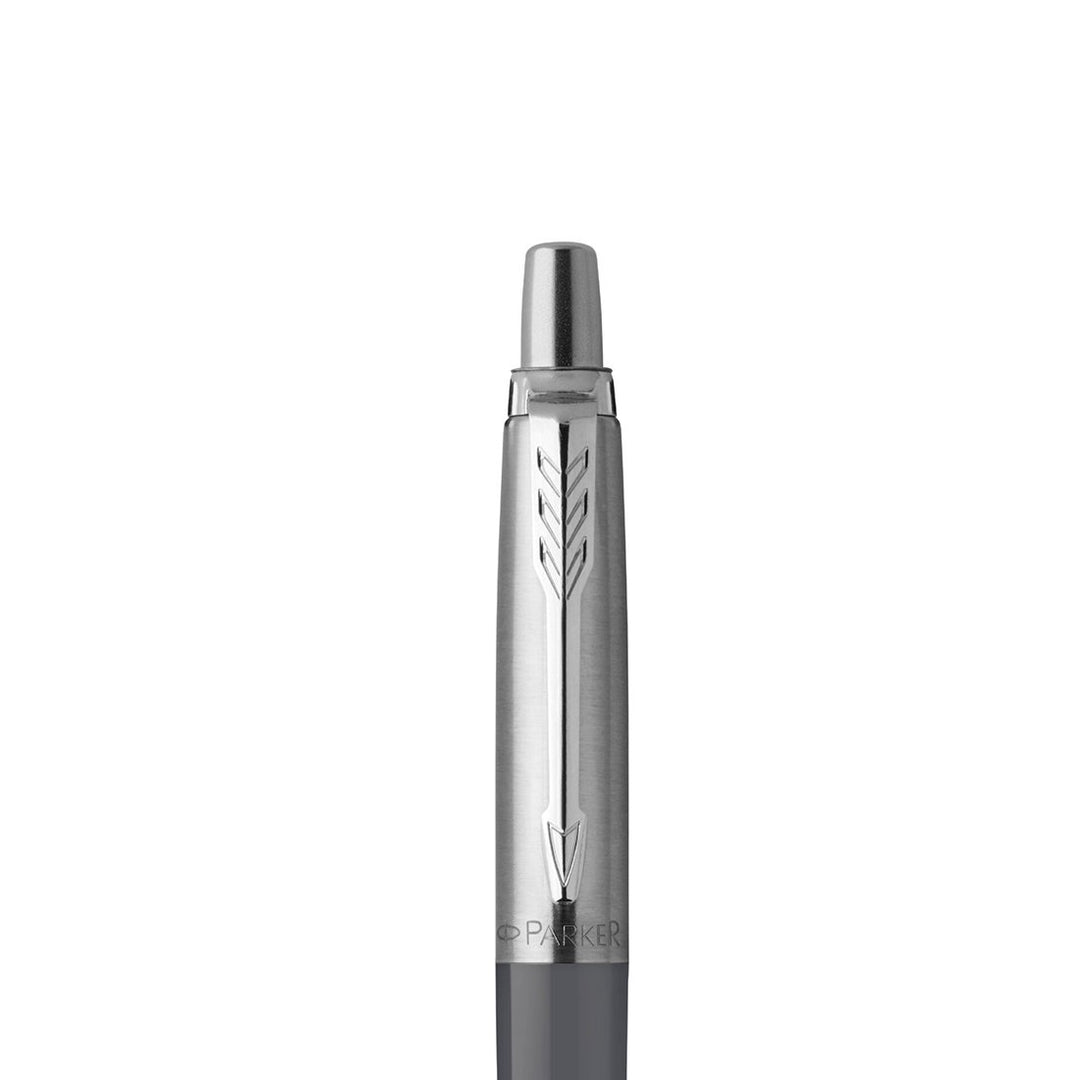 Parker Jotter Originals Ballpoint Pen - Iron Grey — writing at an angle