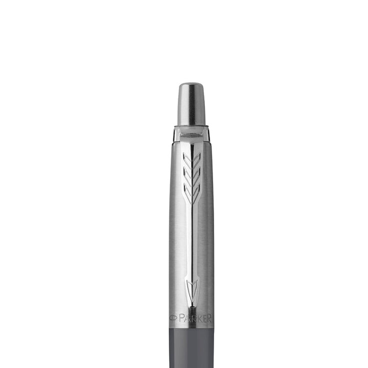 Parker Jotter Originals Ballpoint Pen - Iron Grey — writing at an angle