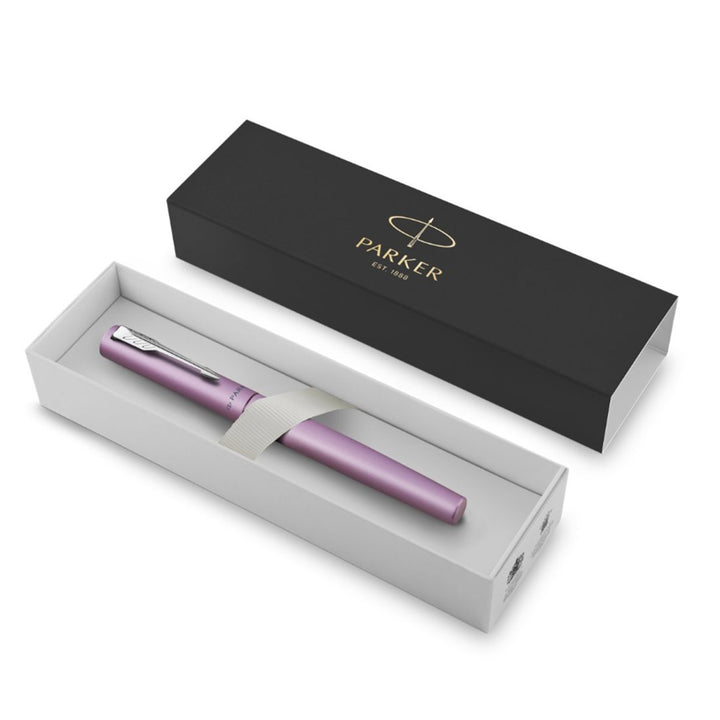 Parker Vector XL Rollerball Pen - Lilac — barrel detail