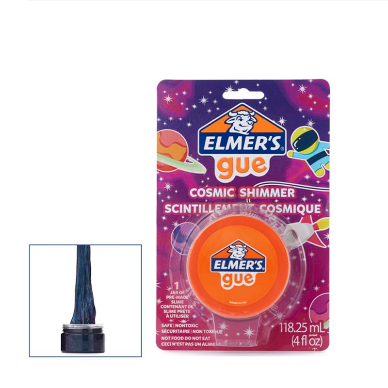 Elmer's Gue Pre-Made Cosmic Shimmer Slime — front view