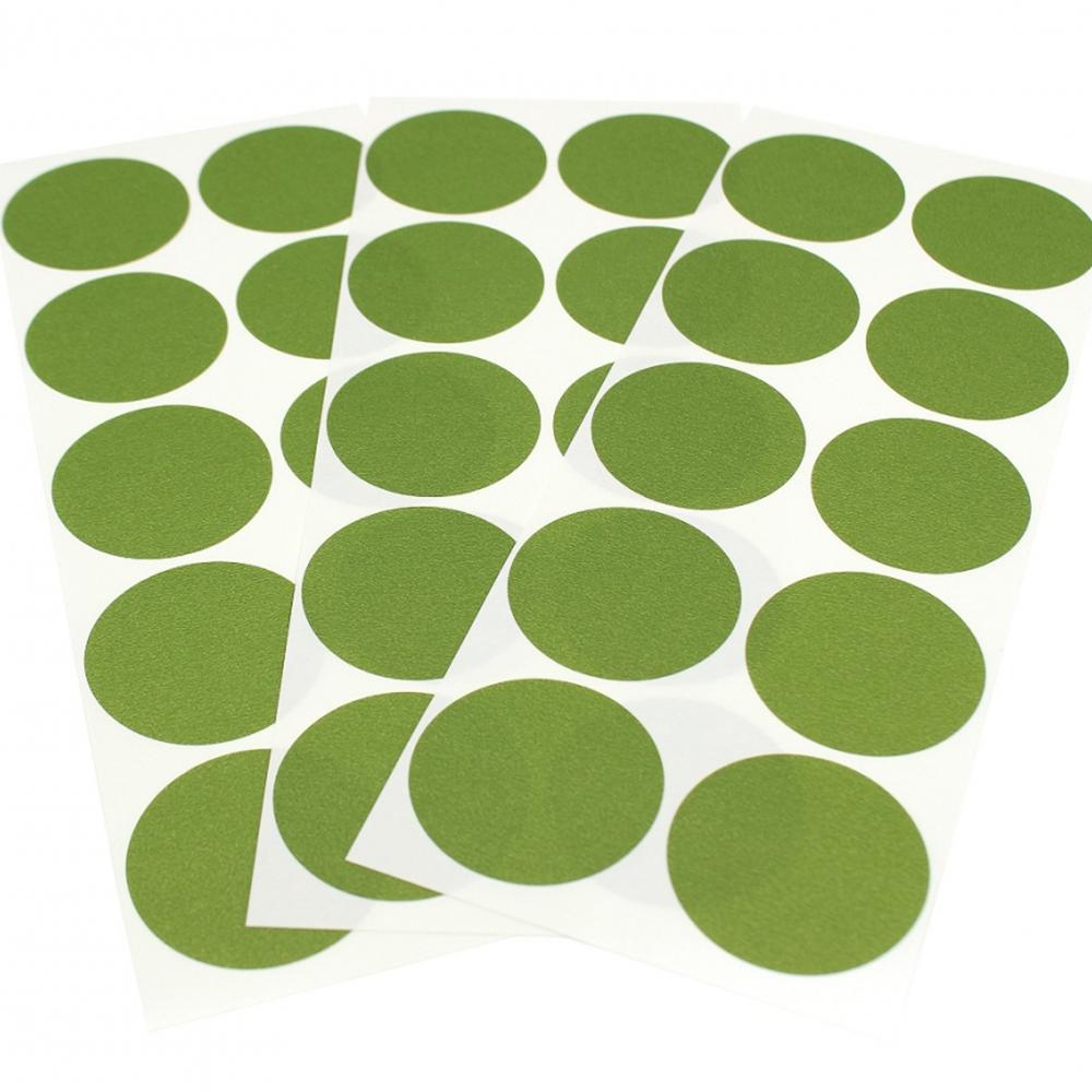 MT Wrapping Series x Round Sticker Matte Olive Green 30m — pattern detail