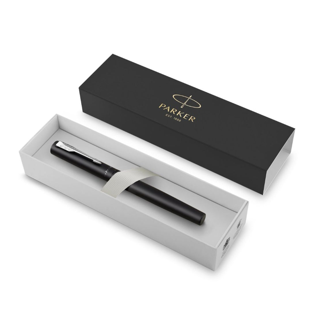 Parker Vector XL Rollerball Pen - Black — writing at an angle