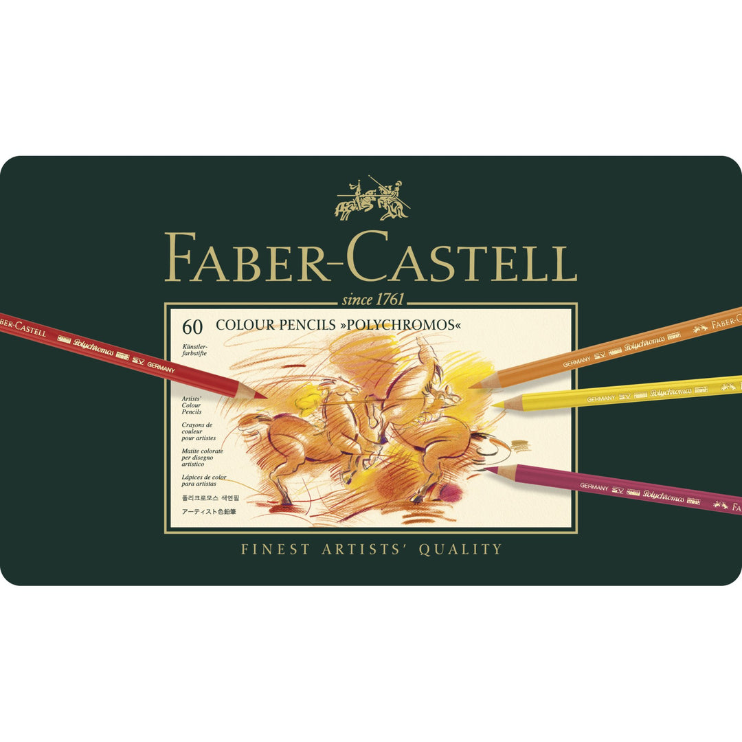 Faber-Castell Polychromos Artist Colour Pencil Set of 60 — capped
