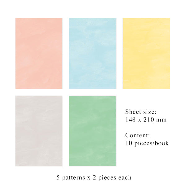 Hitotoki Masking Tape Book A5 Plane — pattern detail