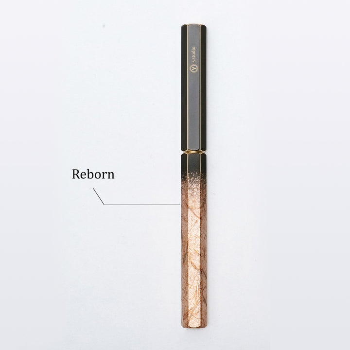 [Pre-Order] Ystudio YAKIHAKU Rollerball Pen (Limited Edition Crafts) — flat lay