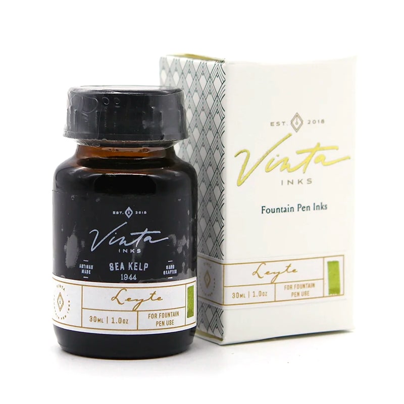 Vinta Inks 30ml Ink Bottle Sea Kelp (Leyte 1944) — cap detail