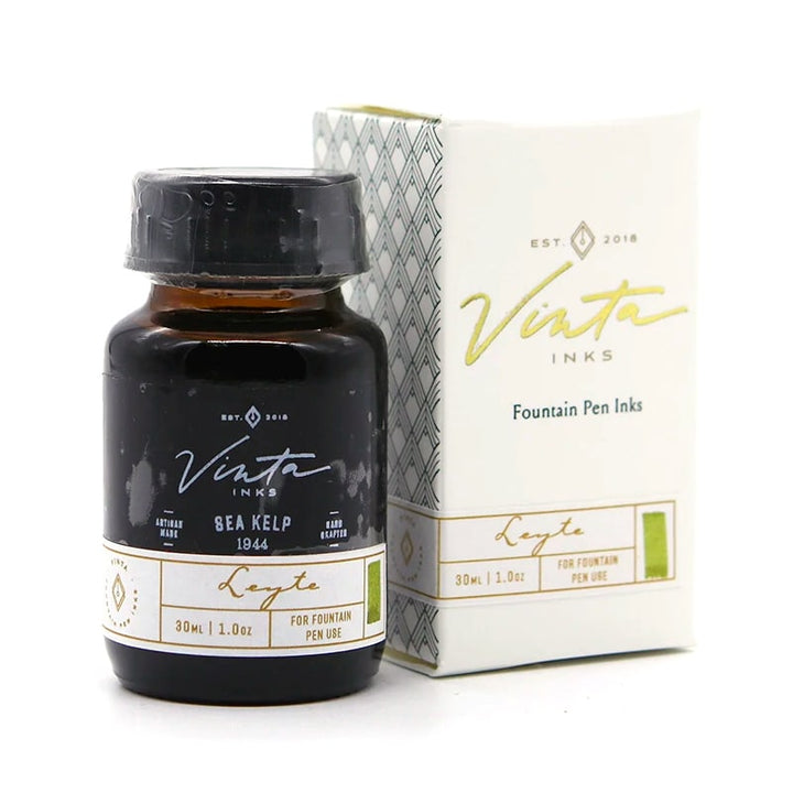 Vinta Inks 30ml Ink Bottle Sea Kelp (Leyte 1944) — cap detail
