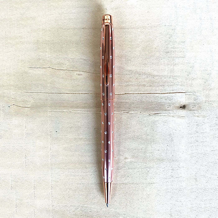 Helen Kelly Starlight Pen Rose Gold — with packaging