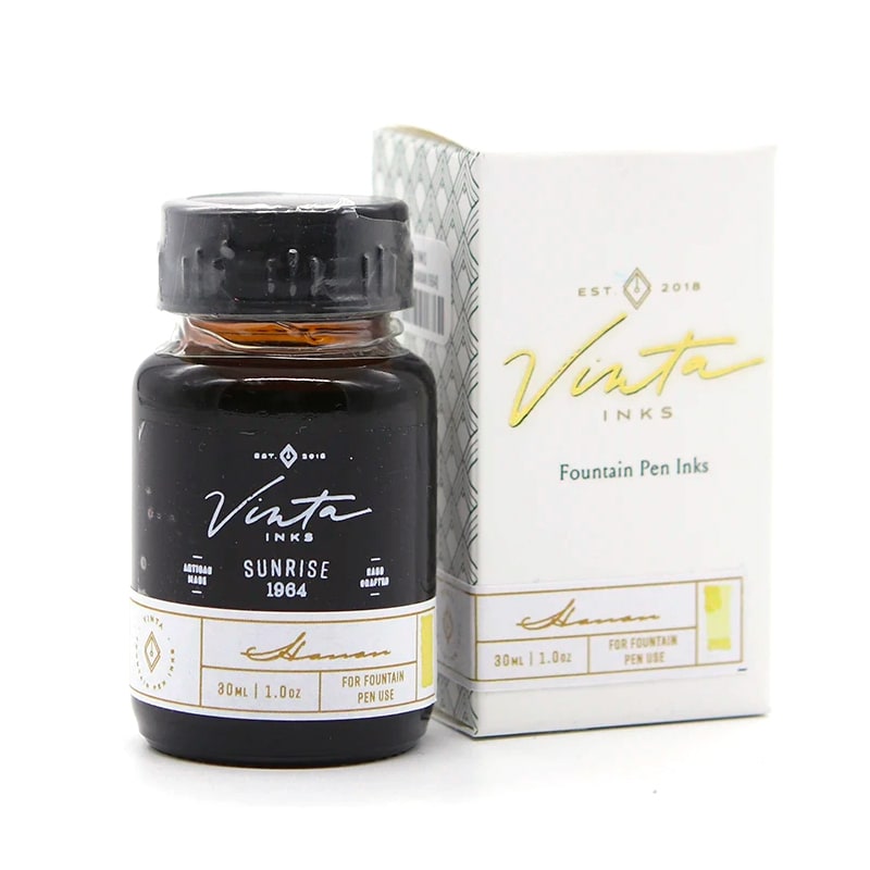 Vinta Inks 30ml Ink Bottle Sunrise (Hanan 1964) — with pen