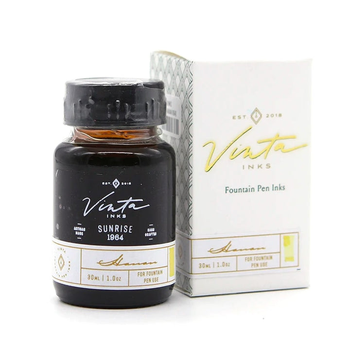 Vinta Inks 30ml Ink Bottle Sunrise (Hanan 1964) — with pen