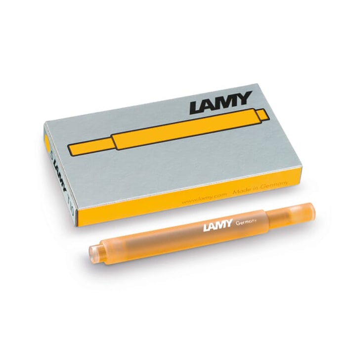 Lamy T10 Ink Cartridges (Pack of 5) — size reference