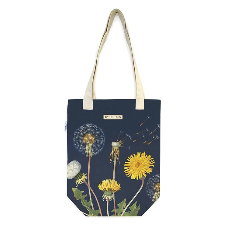 Cavallini Tote Bag - Dandelon — side view