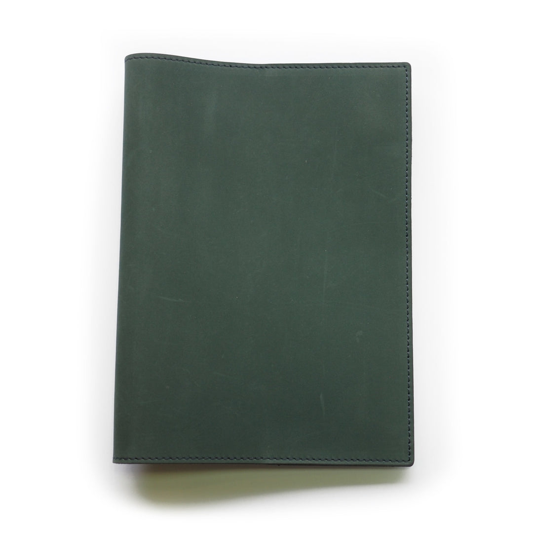 Luxo Notebook Leather Cover A5 — size comparison
