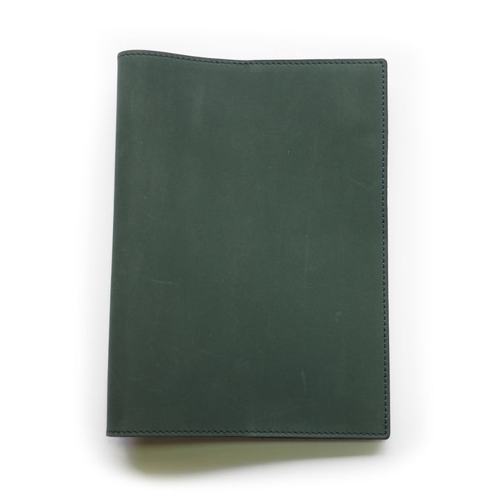 Luxo Notebook Leather Cover A5 — size comparison