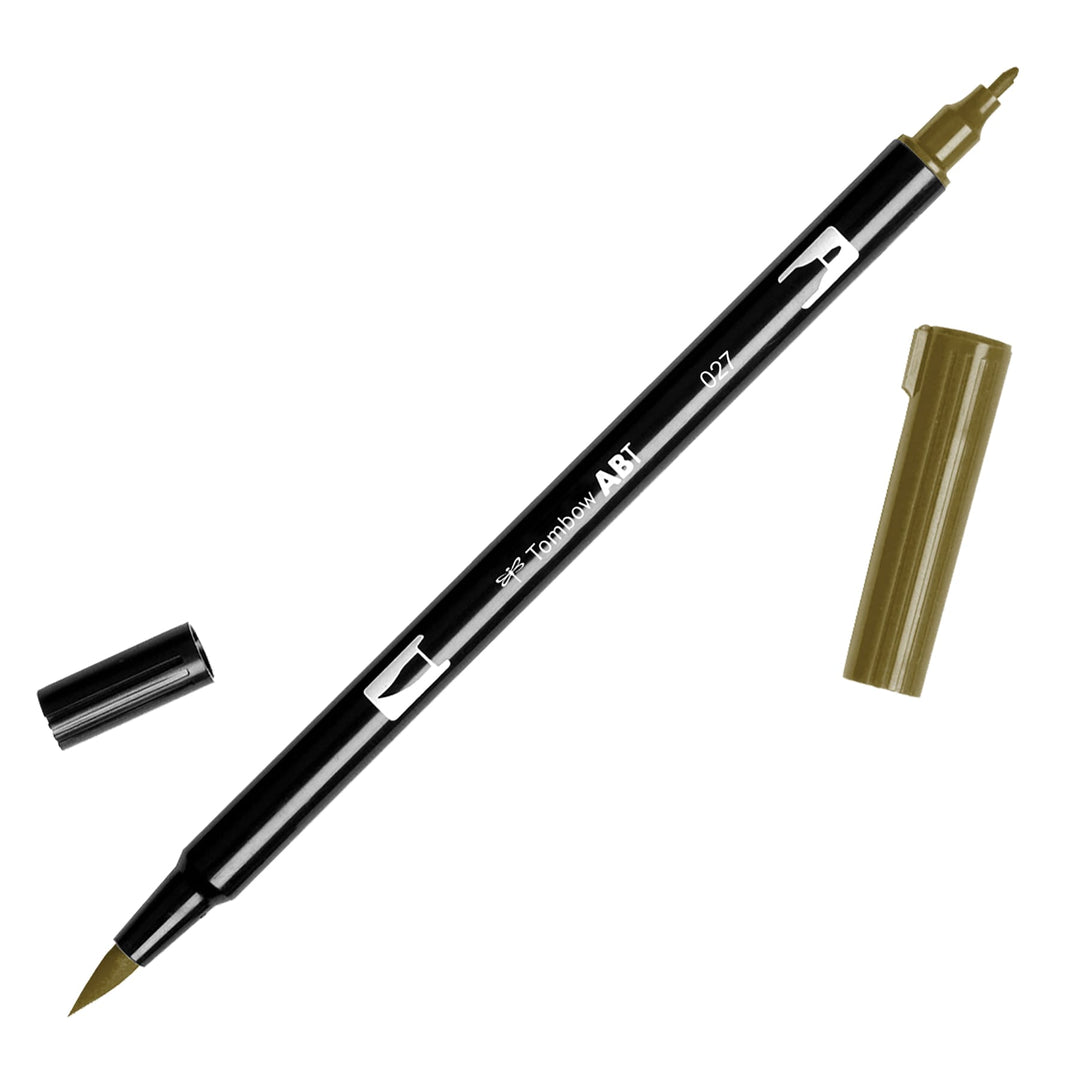 Tombow Dual Brush Pen ABT — flat lay
