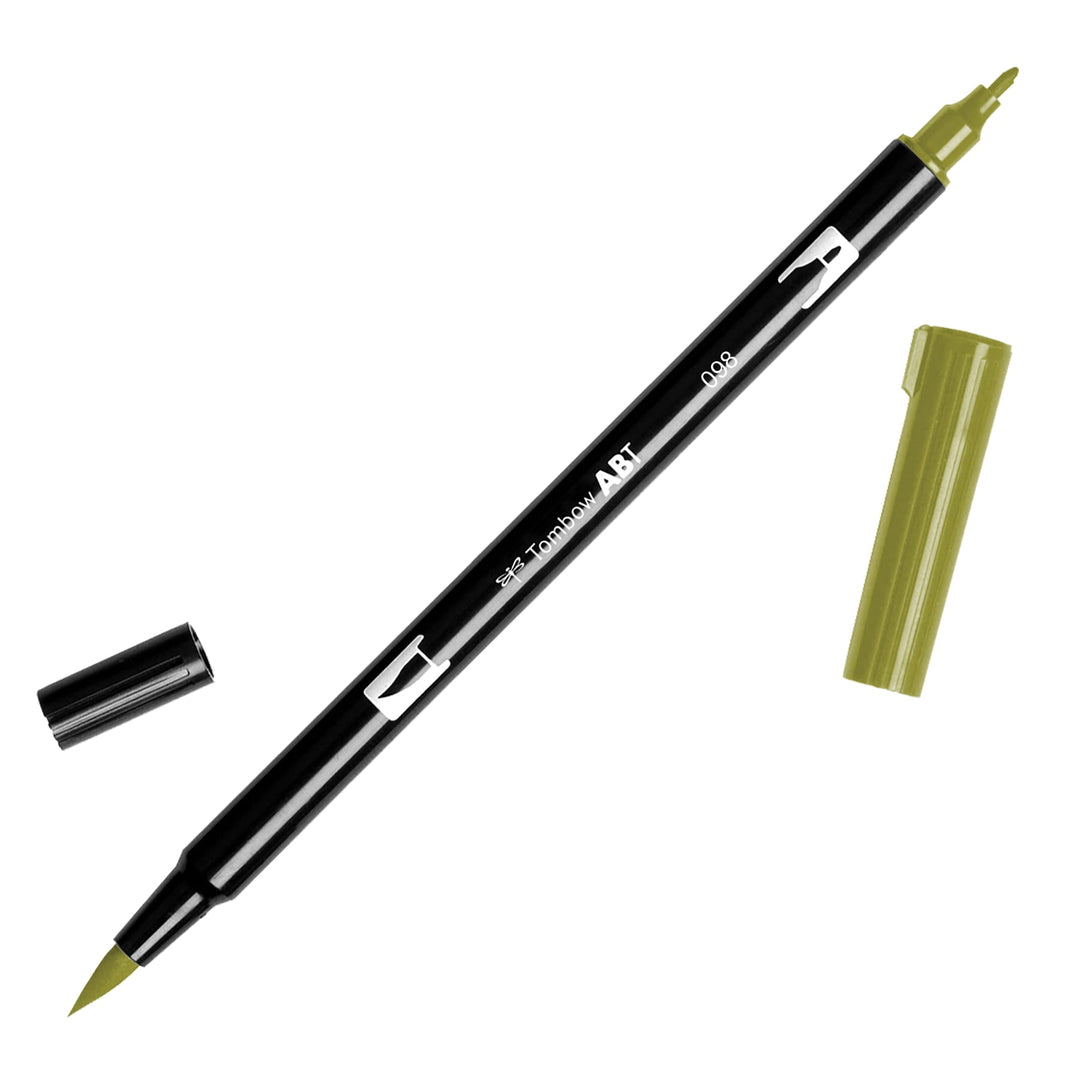 Tombow Dual Brush Pen ABT — flat lay