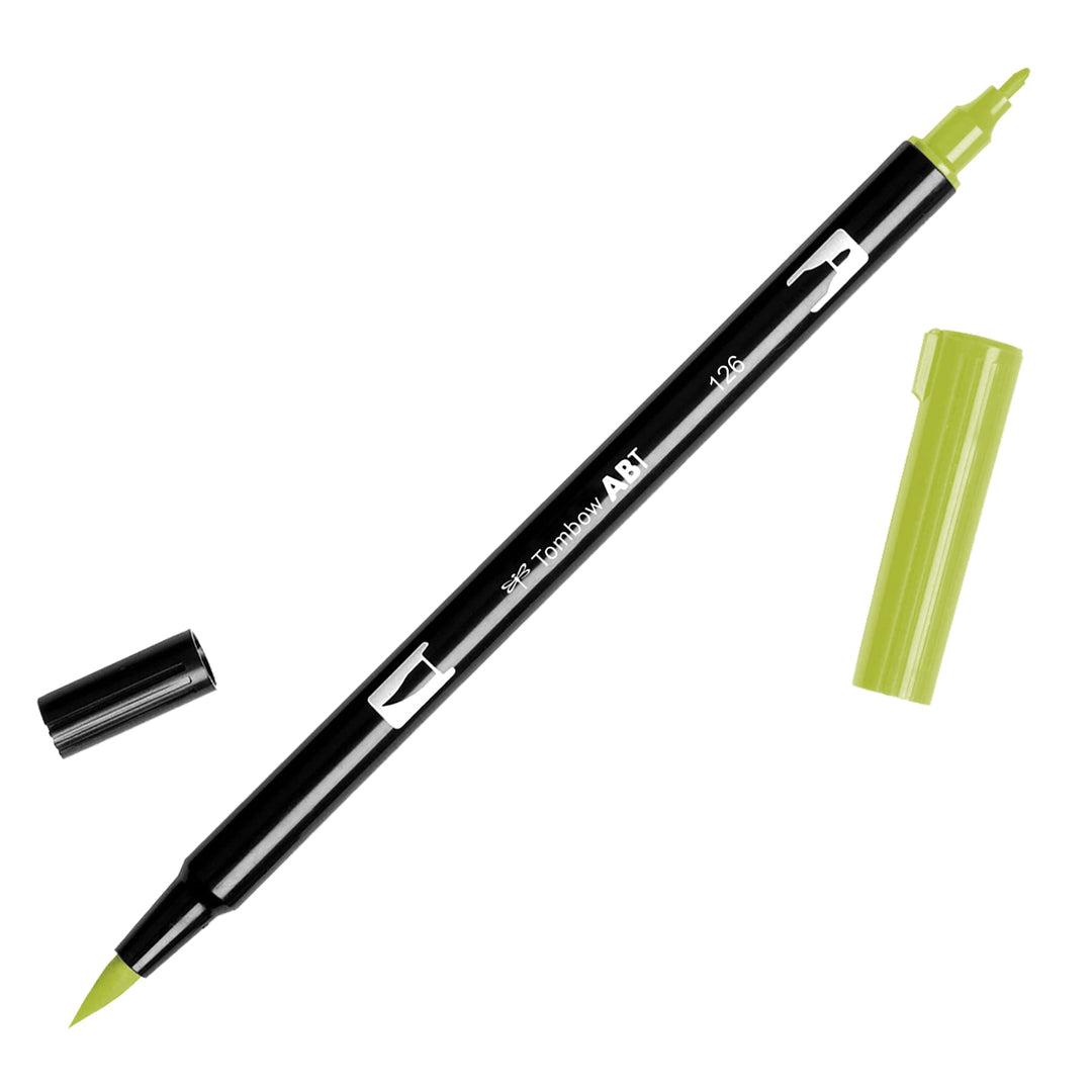 Tombow Dual Brush Pen ABT — flat lay