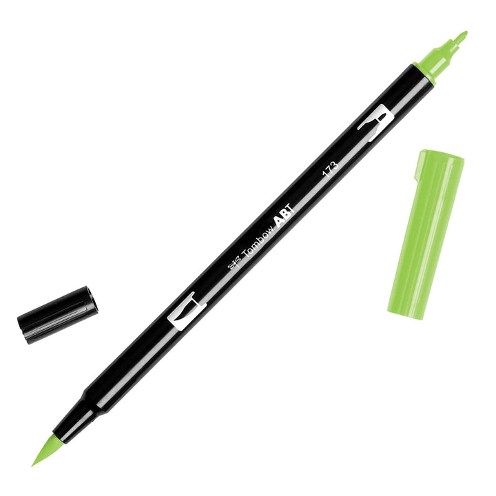 Tombow Dual Brush Pen ABT — flat lay
