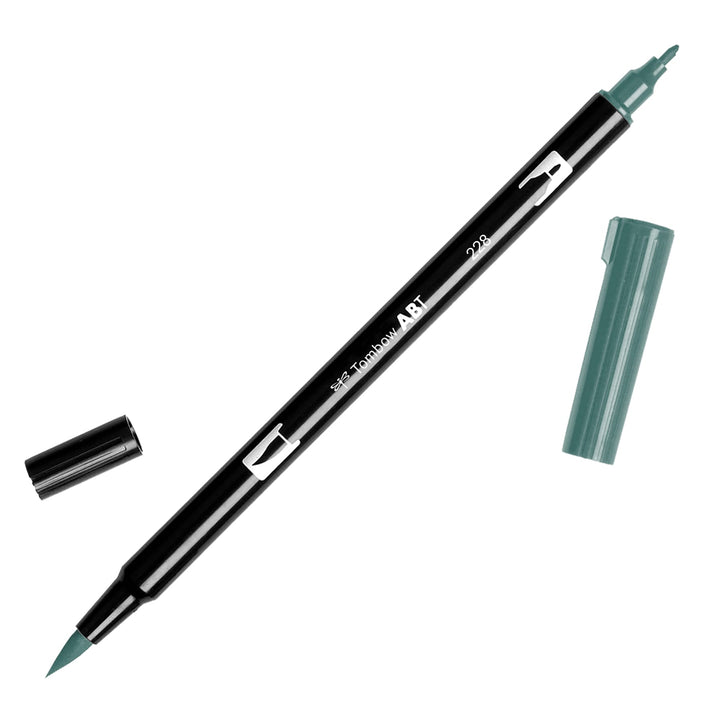 Tombow Dual Brush Pen ABT — flat lay