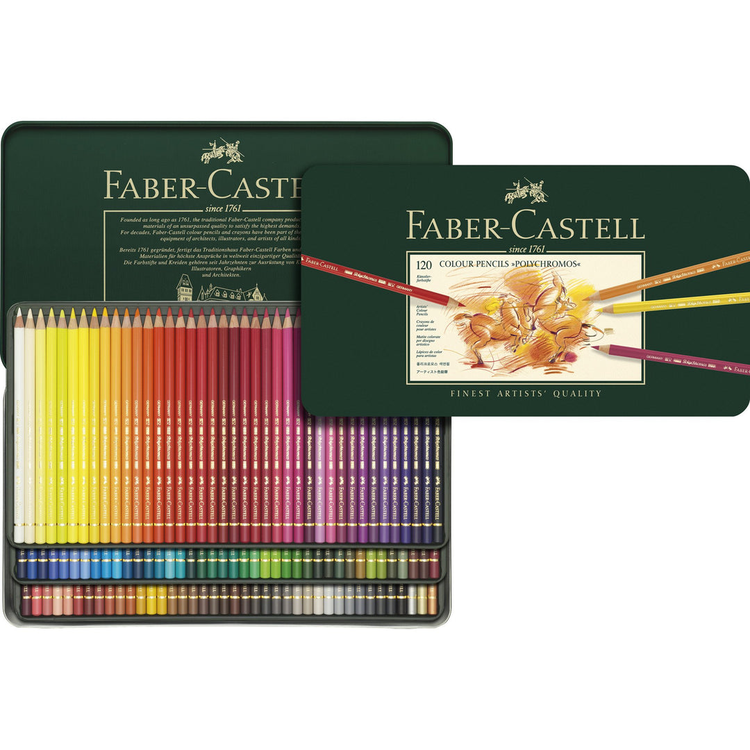 Faber-Castell Polychromos Artist Colour Pencil Set of 120 — writing at an angle