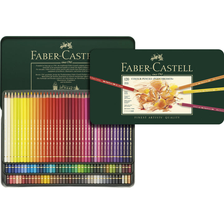 Faber-Castell Polychromos Artist Colour Pencil Set of 120 — writing at an angle