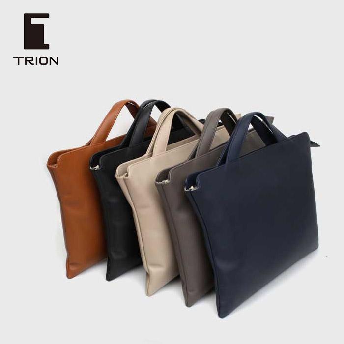Trion AA115 13" Leather Bag Black — side view