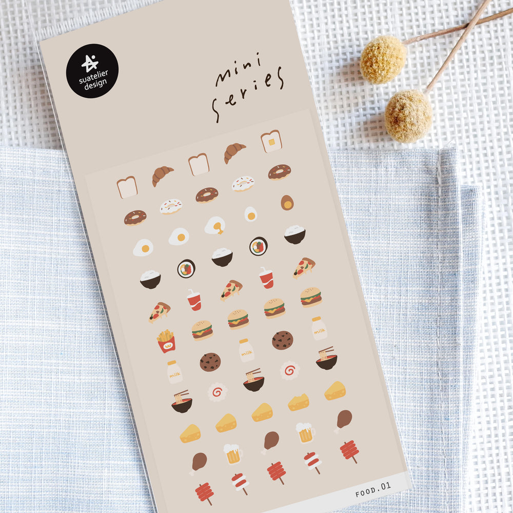 Suatelier Mini Series Sticker - Food.01 Sticker — side view