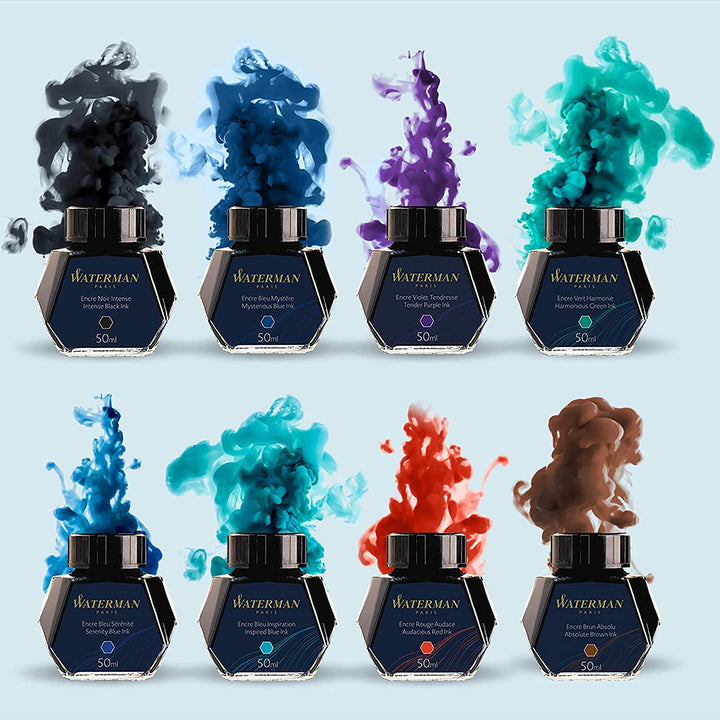 Waterman 50ml Ink Bottle — bottle front