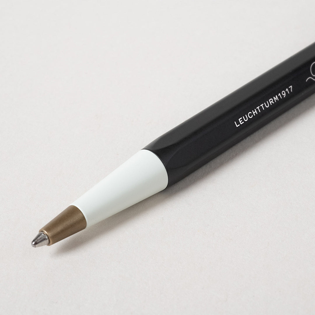 Leuchtturm1917 Drehgriffel Nr. 1 Ballpoint Pen - Sage — writing at an angle