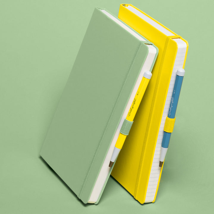 Leuchtturm1917 Drehgriffel Nr. 1 Ballpoint Pen - Sage — flat lay