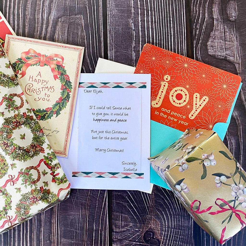 Gift Wrapping with Card — with packaging