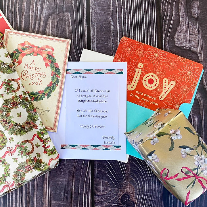 Gift Wrapping with Card — with packaging