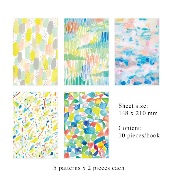 Hitotoki Masking Tape Book A5 Paint — applied on surface