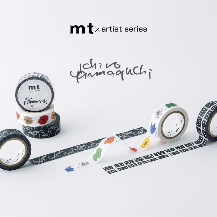 MT x Yamaguchi Ichiro Washi Tape - Leaf — with packaging