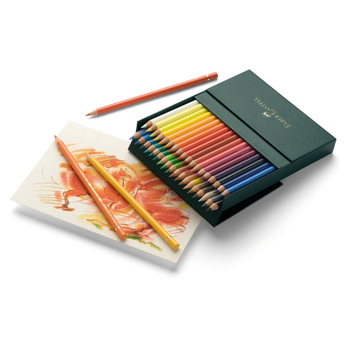 Faber-Castell Polychromos Artist Colour Pencil Studio Box Set of 36 — lead extended